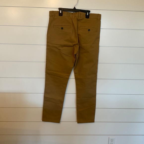 #0199 Men’s flat front pants H&M Size: 31 color: copper - Picture 2 of 3